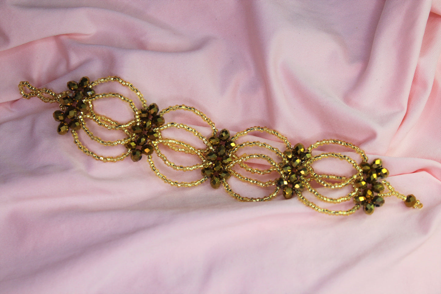 HANDMADE BEADED BRACELET.