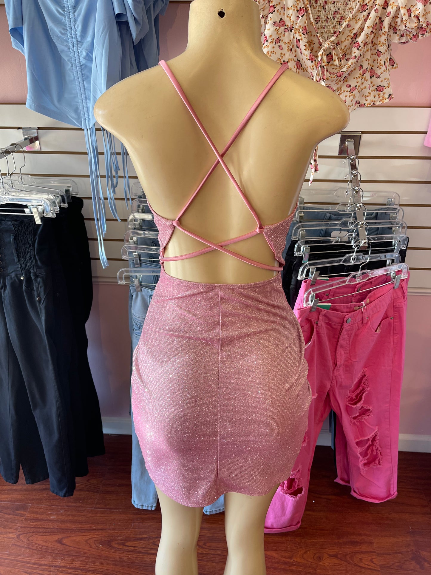 PRETTY SHIMMERY DRESS