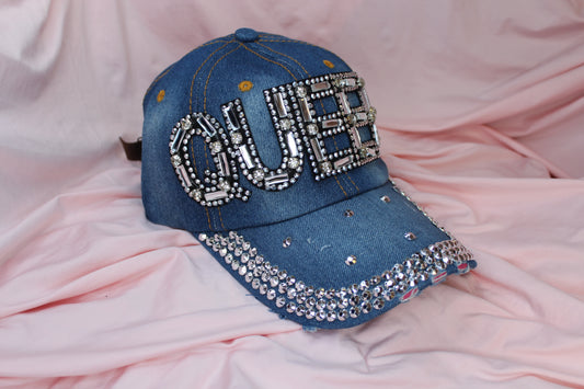 QUEEN RHINESTONE HAT