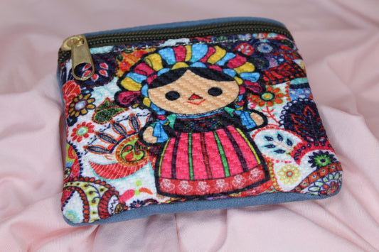 SMALL MEXICAN DOLL COIN PURSE