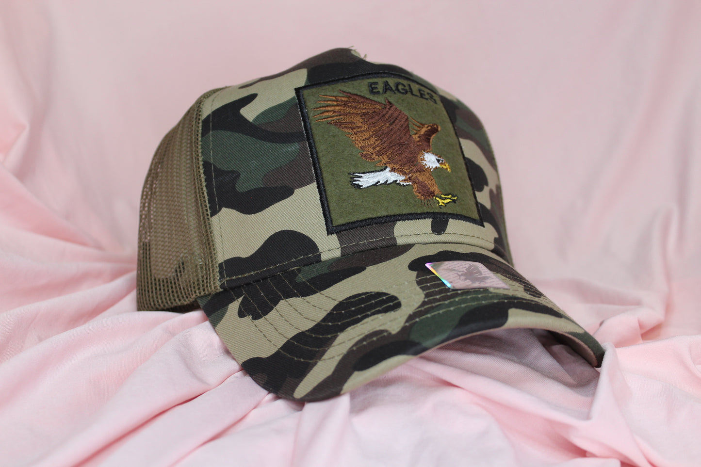 CAMO EAGLE SPORTS HAT